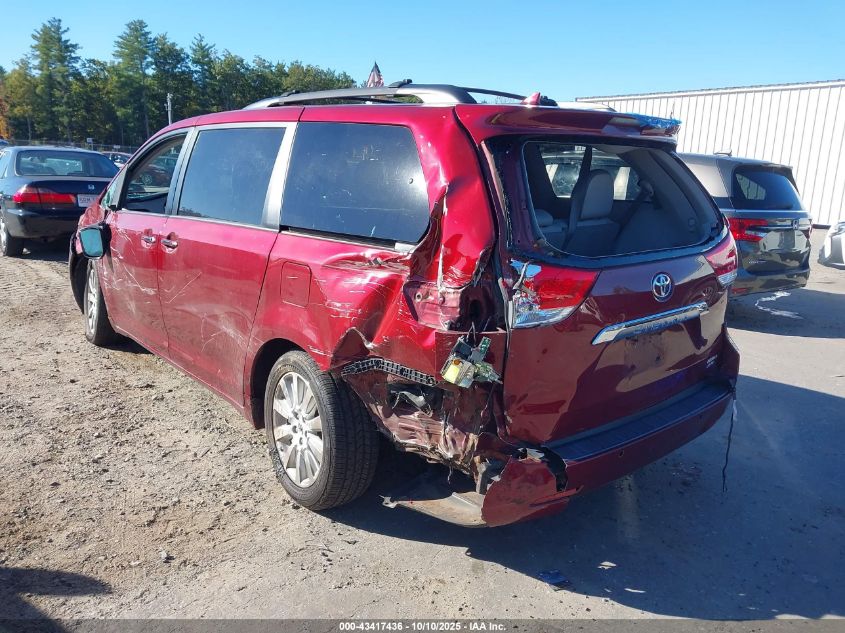 2012 Toyota Sienna Xle/Limited VIN: 5TDDK3DC3CS044206 Lot: 43417436