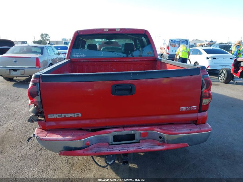 2006 GMC Sierra 1500 Sl VIN: 2GTEC13V961213861 Lot: 43417439