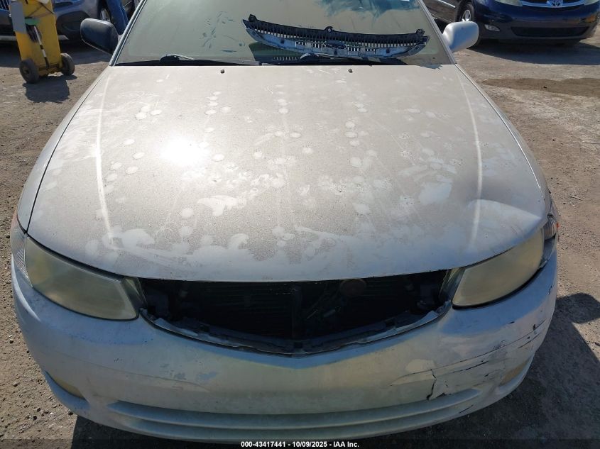 2000 Toyota Camry Solara Sle V6 VIN: 2T1CF22P2YC352211 Lot: 43417441