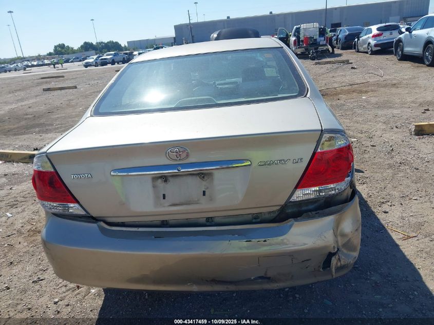 2006 Toyota Camry Le VIN: 4T1BE32K06U160970 Lot: 43417459