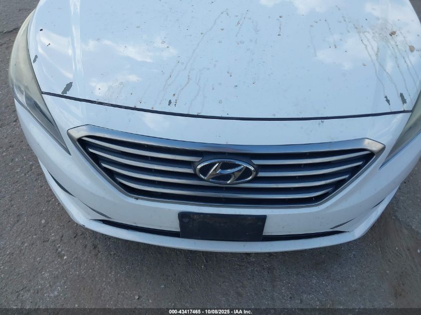 2015 Hyundai Sonata Se VIN: 5NPE24AF0FH247914 Lot: 43417465