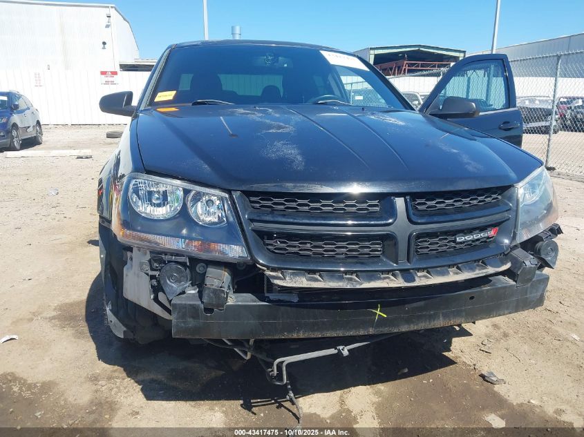 2013 Dodge Avenger Se V6 VIN: 1C3CDZAG2DN757206 Lot: 43417475