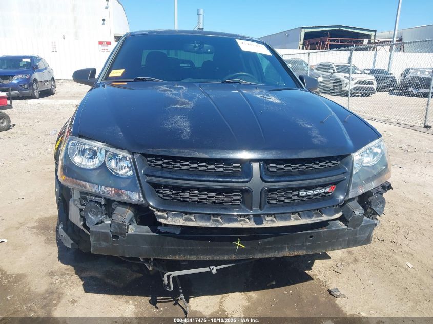 2013 Dodge Avenger Se V6 VIN: 1C3CDZAG2DN757206 Lot: 43417475