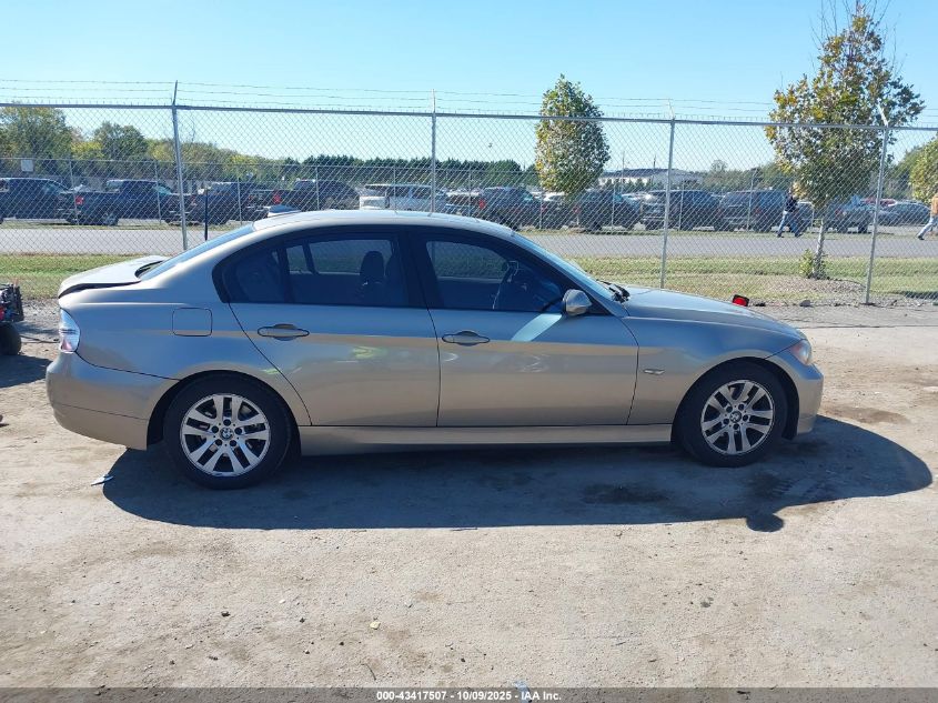 2007 BMW 328I VIN: WBAVA33537KX80969 Lot: 43417507