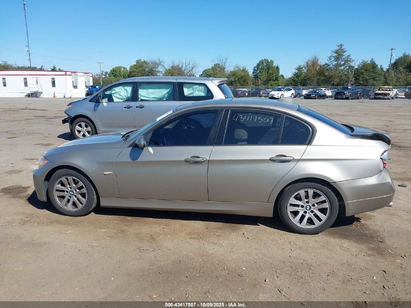 2007 BMW 328I VIN: WBAVA33537KX80969 Lot: 43417507