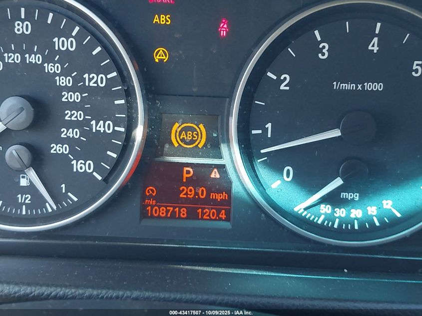 2007 BMW 328I VIN: WBAVA33537KX80969 Lot: 43417507