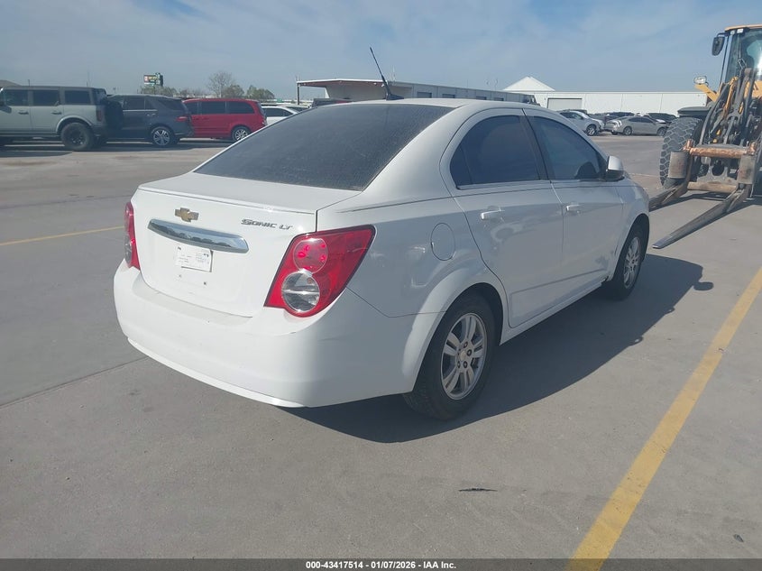 Vin: 1g1jc5sgxd4159585, lot: 43912332, chevrolet sonic lt auto 20134