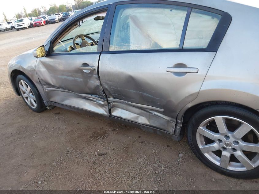 2006 Nissan Maxima Se/Sl VIN: 1N4BA41E66C847125 Lot: 43417528