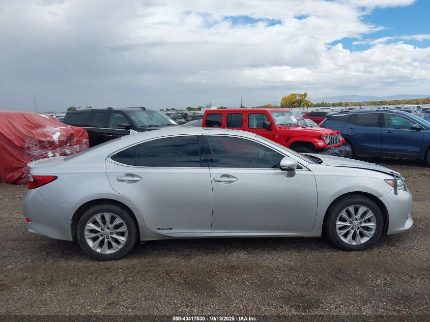 2013 Lexus Es 300H VIN: JTHBW1GG1D2019410 Lot: 43417530