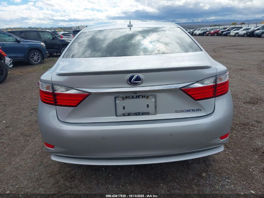 2013 Lexus Es 300H VIN: JTHBW1GG1D2019410 Lot: 43417530