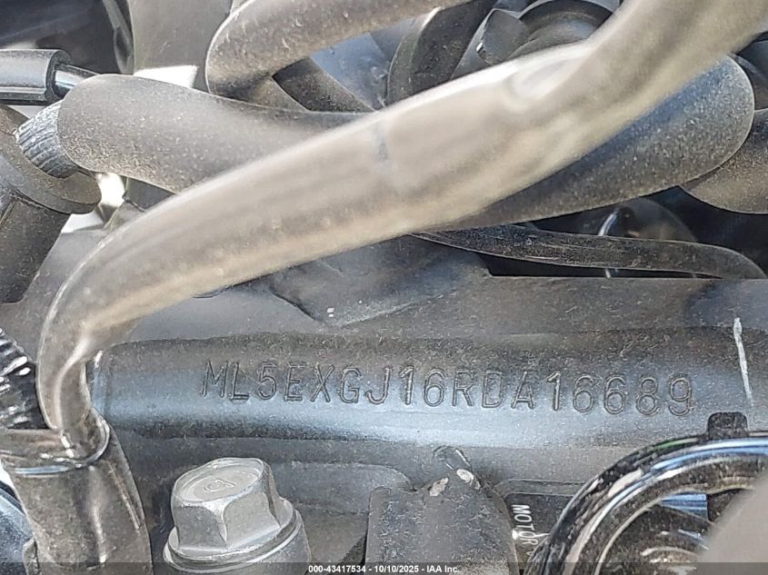 2024 Kawasaki Ex500 A/B VIN: ML5EXGJ16RDA16689 Lot: 43417534