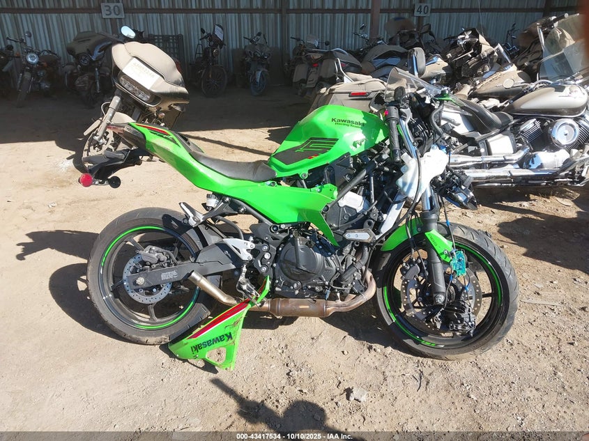 2024 Kawasaki Ex500 A/B VIN: ML5EXGJ16RDA16689 Lot: 43417534