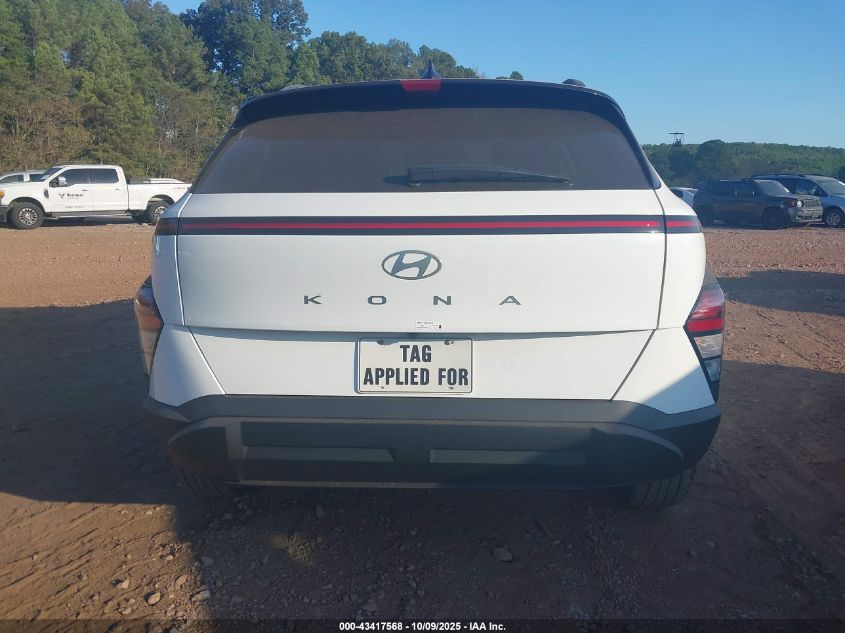 2026 Hyundai Kona Sel Sport VIN: KM8HF3AB9TU358564 Lot: 43417568