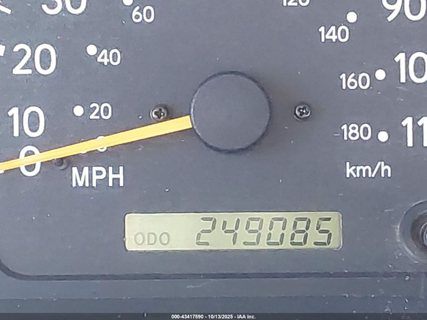 2000 Toyota Tacoma VIN: 5TEWM72N9YZ709411 Lot: 43417590