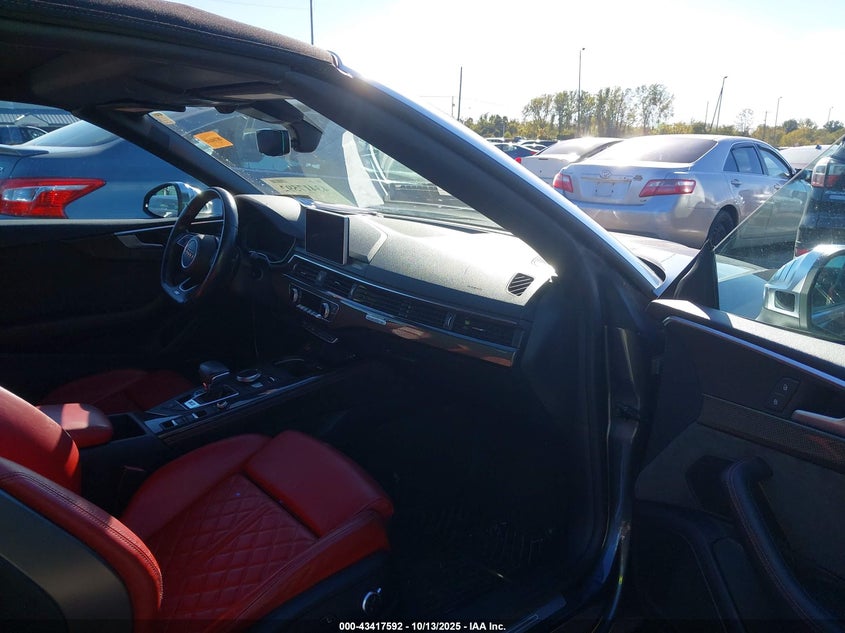 2018 Audi S5 3.0 3.0t Premium Plus Grey Lot 111043417592 Vin WAU24GF56JN007187