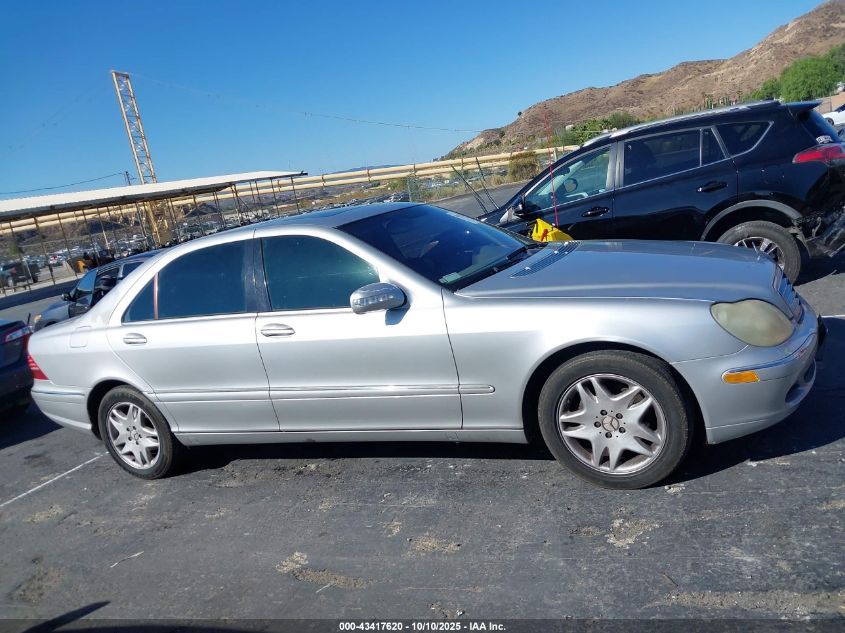 2003 Mercedes-Benz S 500 VIN: WDBNG75J13A360838 Lot: 43417620