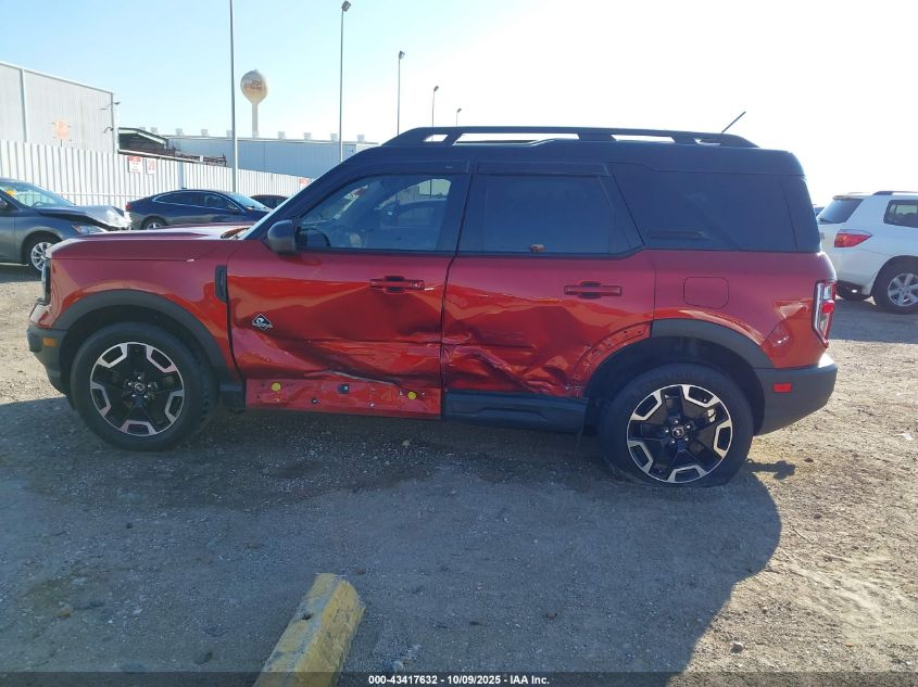 2022 Ford Bronco Sport Outer Banks VIN: 3FMCR9C63NRD45646 Lot: 43417632