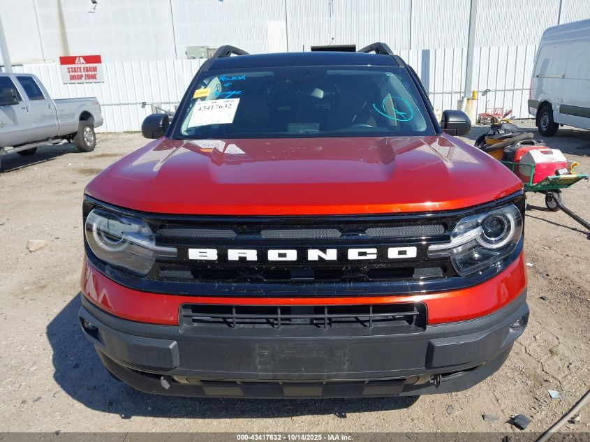 2022 Ford Bronco Sport Outer Banks VIN: 3FMCR9C63NRD45646 Lot: 43417632