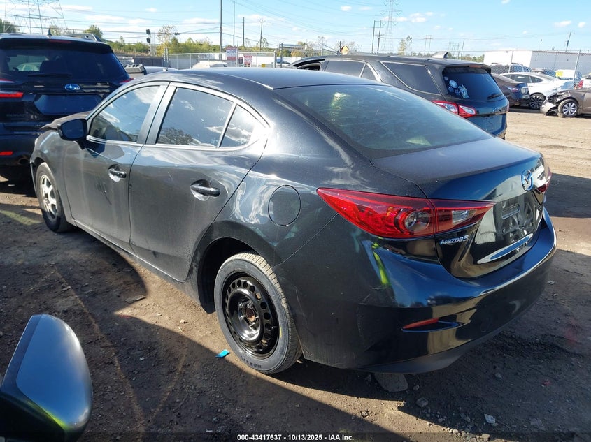 2018 Mazda 3 2.0 Azda3 Sport Black Lot 111043417637 Vin 3MZBN1U79JM233765
