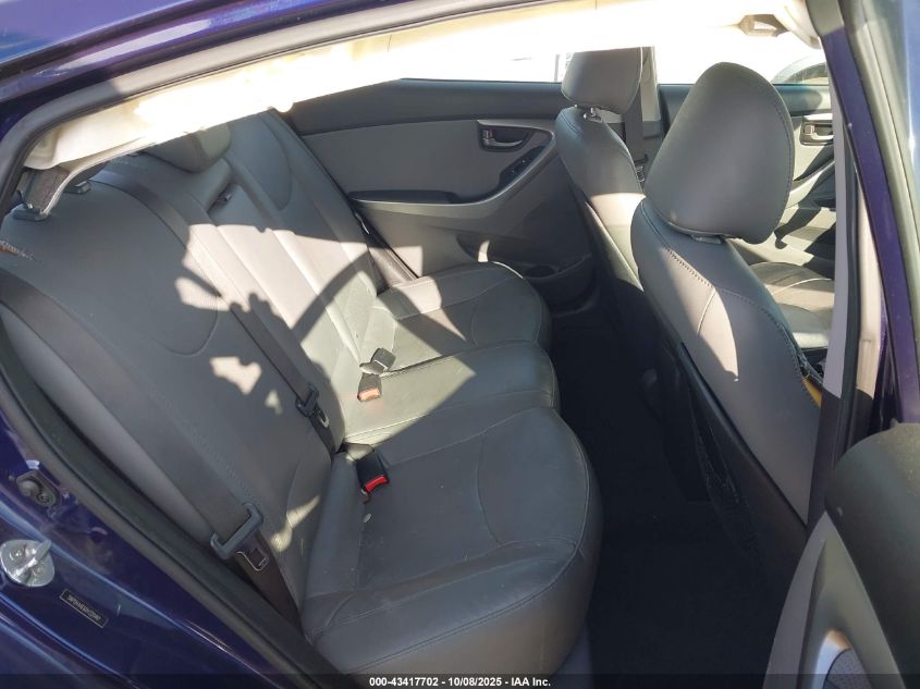 2013 Hyundai Elantra Limited VIN: 5NPDH4AE6DH320461 Lot: 43417702