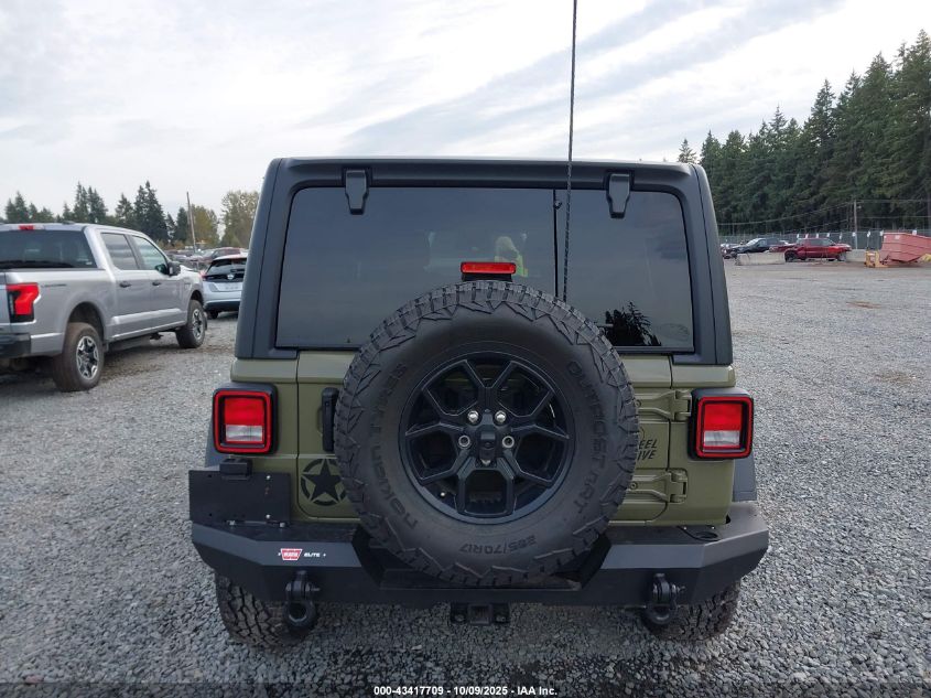 2025 Jeep Wrangler 4-Door Willys 4X4 VIN: 1C4PJXDN5SW505574 Lot: 43417709