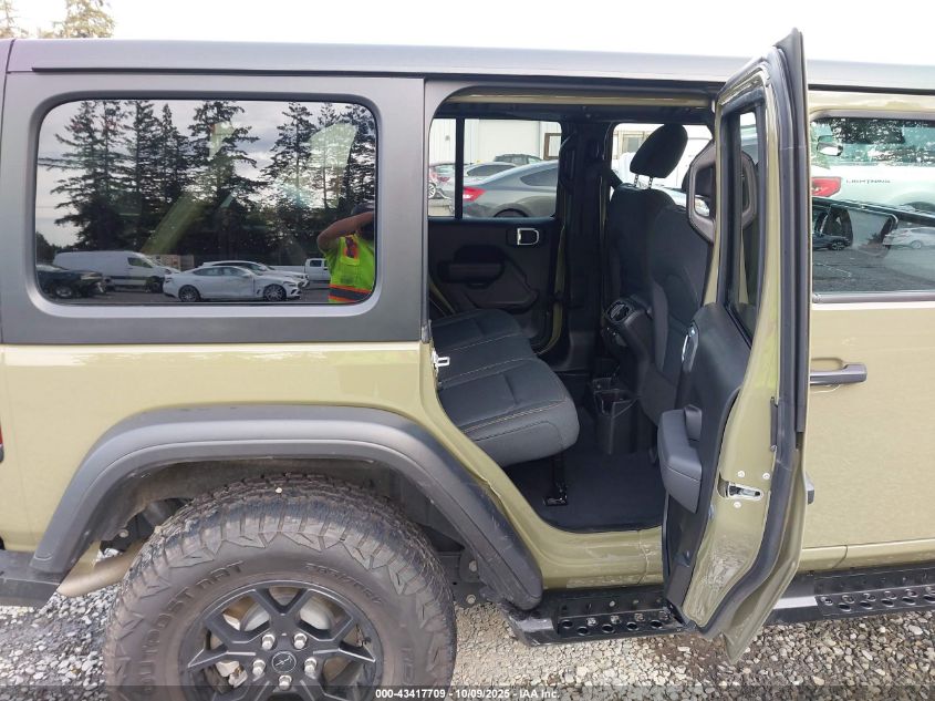 2025 Jeep Wrangler 4-Door Willys 4X4 VIN: 1C4PJXDN5SW505574 Lot: 43417709