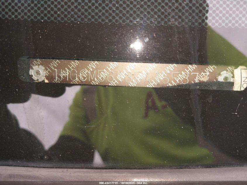 2005 Honda Accord 2.4 Lx VIN: 1HGCM56435A155377 Lot: 43417719