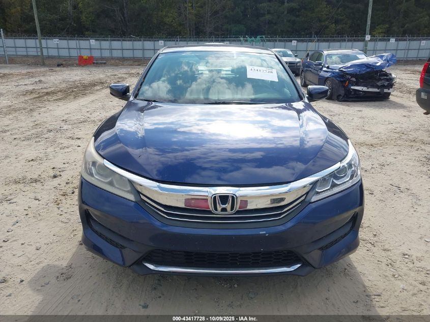 2017 Honda Accord Lx VIN: 1HGCR2F39HA165116 Lot: 43417728