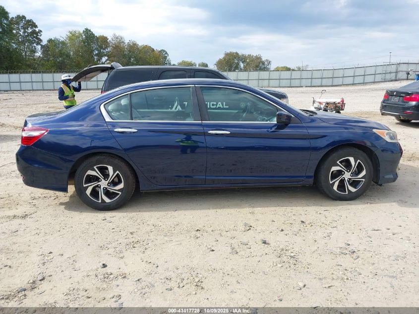 2017 Honda Accord Lx VIN: 1HGCR2F39HA165116 Lot: 43417728
