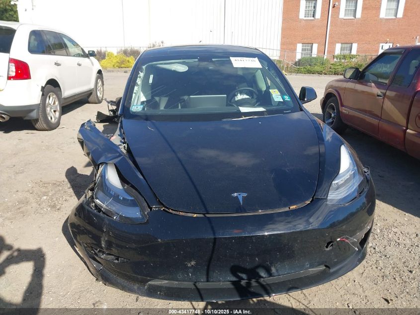 2022 Tesla Model 3 Long Range Dual Motor All-Wheel Drive VIN: 5YJ3E1EB6NF259227 Lot: 43417748