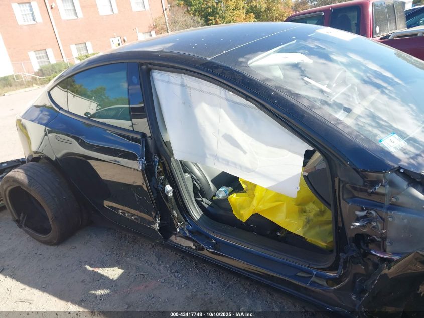 2022 Tesla Model 3 Long Range Dual Motor All-Wheel Drive VIN: 5YJ3E1EB6NF259227 Lot: 43417748