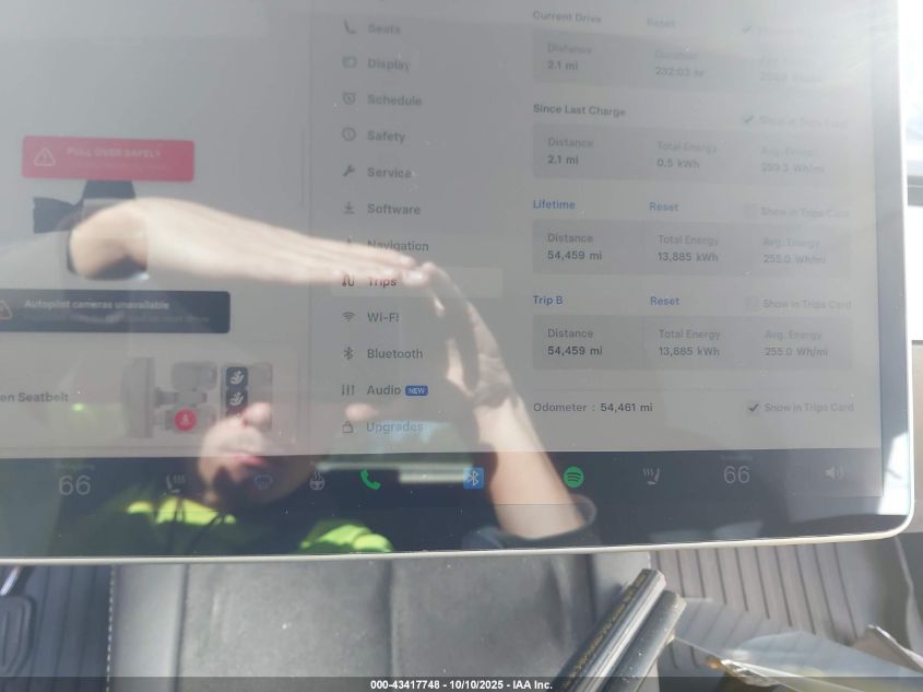 2022 Tesla Model 3 Long Range Dual Motor All-Wheel Drive VIN: 5YJ3E1EB6NF259227 Lot: 43417748