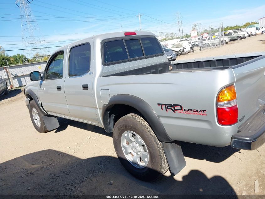 2004 Toyota Tacoma Prerunner V6 VIN: 5TEGN92N14Z309303 Lot: 43417773