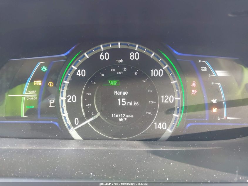 2014 Honda Accord Hybrid Ex-L VIN: 1HGCR6F57EA007166 Lot: 43417789