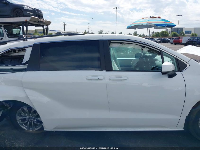 2025 Toyota Sienna Le VIN: 5TDBRKEC8SS241060 Lot: 43417812