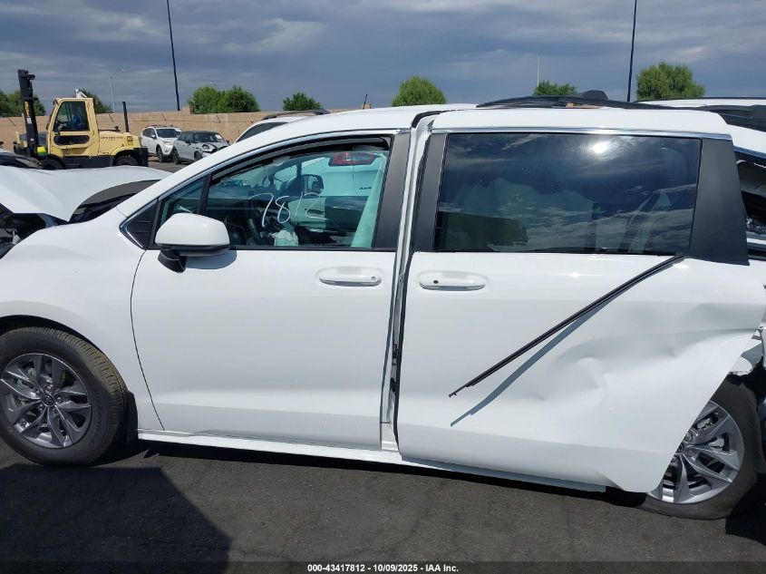 2025 Toyota Sienna Le VIN: 5TDBRKEC8SS241060 Lot: 43417812