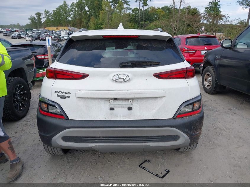 2023 Hyundai Kona Sel VIN: KM8K32AB7PU062134 Lot: 43417850