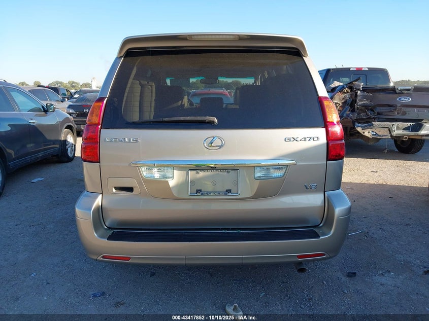 2004 Lexus Gx 470 VIN: JTJBT20X340041301 Lot: 43417852