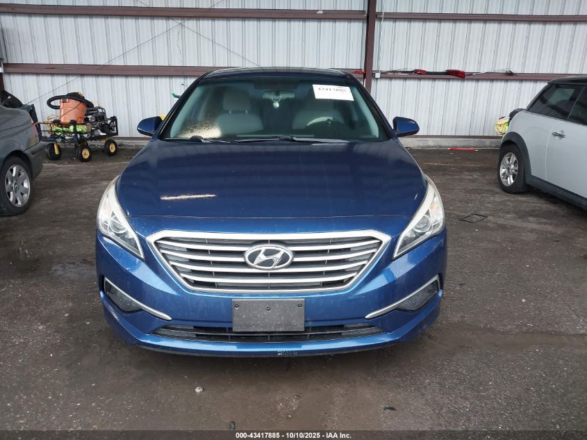 2016 Hyundai Sonata Se VIN: 5NPE24AF9GH357491 Lot: 43417885