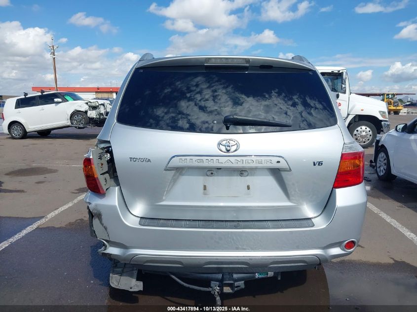 2008 Toyota Highlander Limited VIN: JTEDS42A482023317 Lot: 43417894