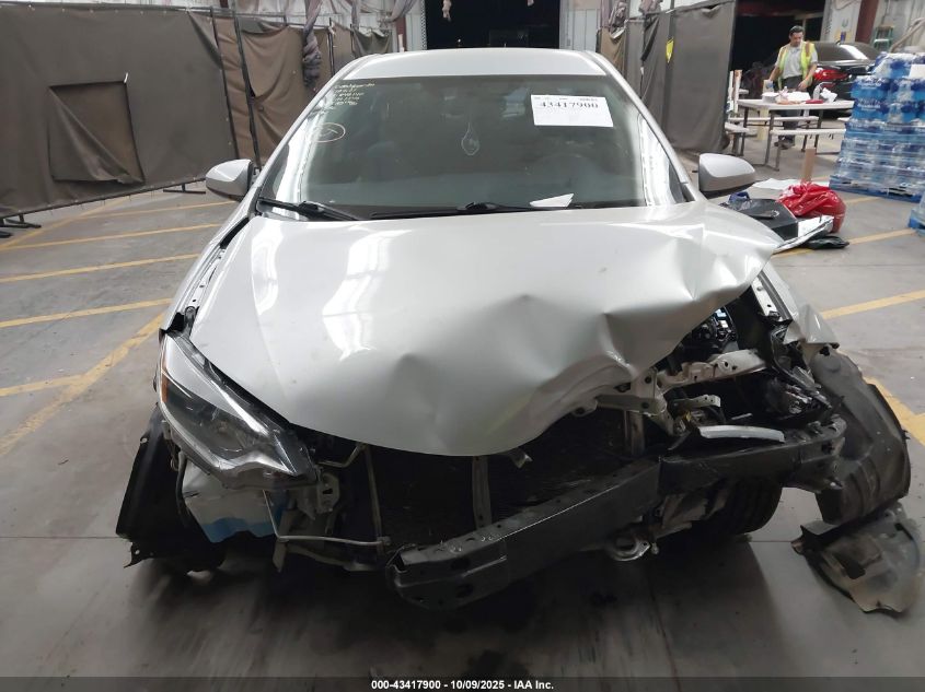 2016 Toyota Corolla Le VIN: 2T1BURHE5GC698560 Lot: 43417900