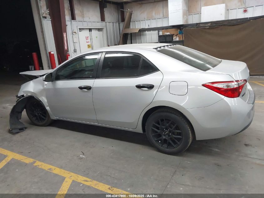 2016 Toyota Corolla Le VIN: 2T1BURHE5GC698560 Lot: 43417900