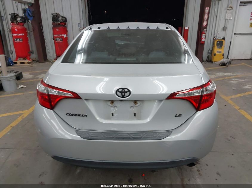 2016 Toyota Corolla Le VIN: 2T1BURHE5GC698560 Lot: 43417900
