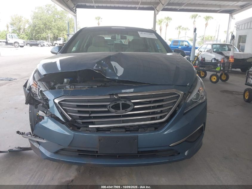 2017 Hyundai Sonata VIN: 5NPE24AF1HH509152 Lot: 43417909