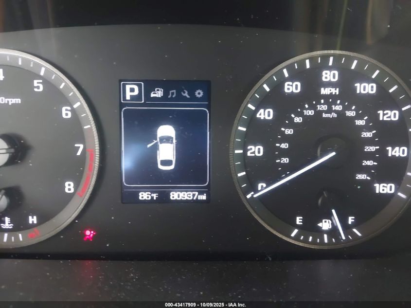 2017 Hyundai Sonata VIN: 5NPE24AF1HH509152 Lot: 43417909