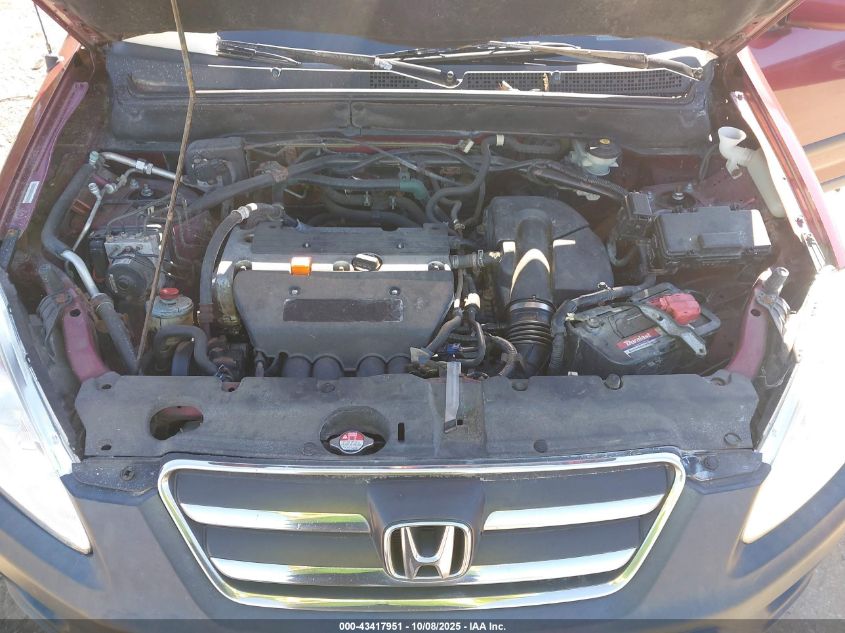 2006 Honda Cr-V Ex VIN: JHLRD78816C033601 Lot: 43417951