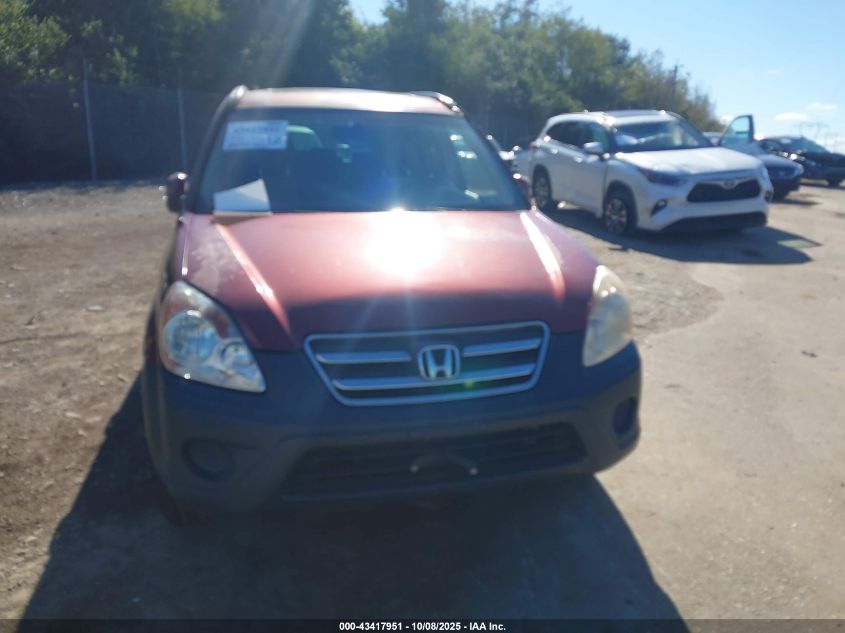 2006 Honda Cr-V Ex VIN: JHLRD78816C033601 Lot: 43417951