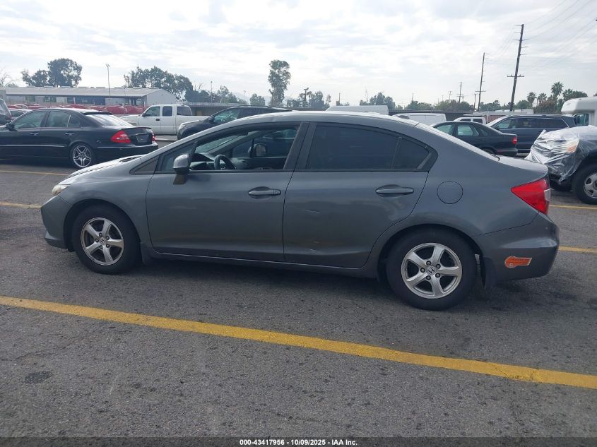 2012 Honda Civic Natural Gas VIN: 19XFB5F53CE001224 Lot: 43417956