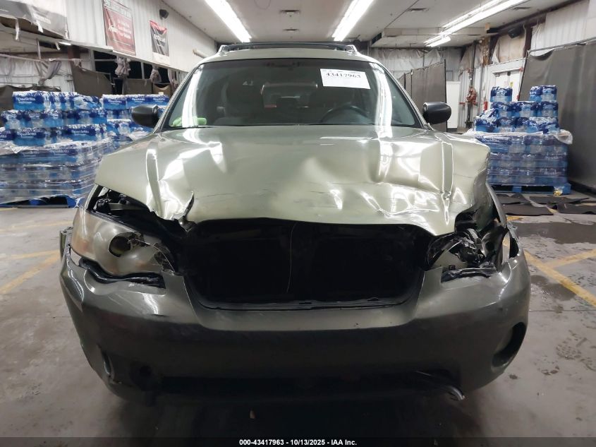 2006 Subaru Outback 2.5I VIN: 4S4BP61C867344400 Lot: 43417963