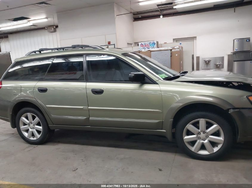 2006 Subaru Outback 2.5I VIN: 4S4BP61C867344400 Lot: 43417963